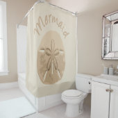 Spezifische Farbe für Sandstreifen-Dollar-Meerjung Duschvorhang (Beispiel)