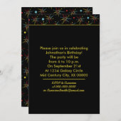 Spezifische Farben für den Rückropunkt im Weltraum Einladung (Vorne/Hinten)