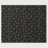 Spezifische Farben für den Rückropunkt im Weltraum Geschenkpapier (Flach)