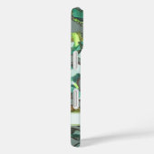 Spezifische, grün-braun-abstrakte Camouflage Case-Mate iPhone Hülle (Rückseite / Rechts)