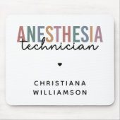 Spezifischer Anästhetiker Retro Anästhetiker Tech Mousepad (Vorne)