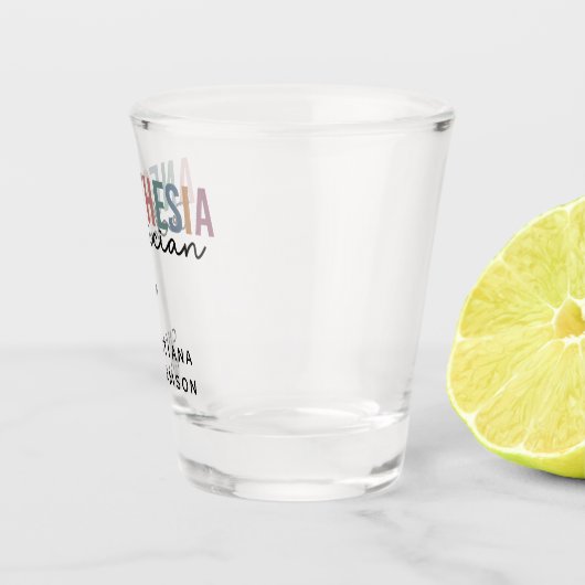 Spezifischer Anästhetiker Retro Anästhetiker Tech Schnapsglas (Rechts)