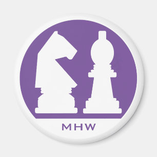 Spezifischer CHESS-Monogramm- und Farbmagnet Magnet
