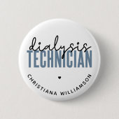 Spezifischer Dialysetechniker | Nephrologie Tech G Button (Vorderseite)