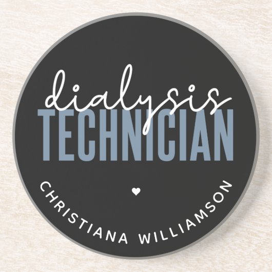 Spezifischer Dialysetechniker | Nephrologie Tech G Getränkeuntersetzer (Vorne)
