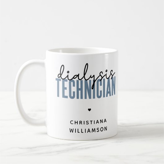 Spezifischer Dialysetechniker | Nephrologie Tech G Kaffeetasse (Links)
