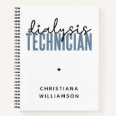 Spezifischer Dialysetechniker | Nephrologie Tech G Notizblock (Vorderseite)