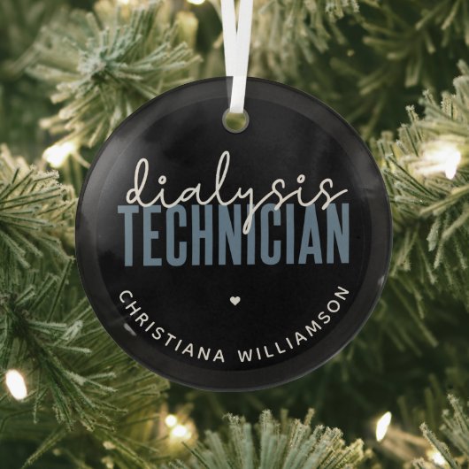 Spezifischer Dialysetechniker | Nephrologie Tech G Ornament Aus Glas (InSitu)
