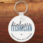 Spezifischer Dialysetechniker | Nephrologie Tech G Schlüsselanhänger (Vorderseite)