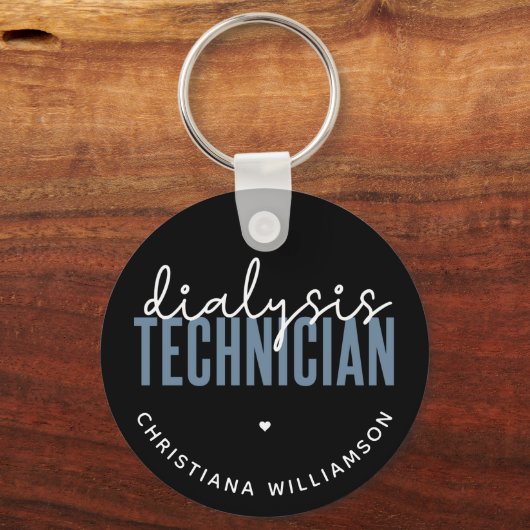 Spezifischer Dialysetechniker | Nephrologie Tech G Schlüsselanhänger (Vorderseite)
