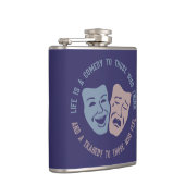 Spezifischer Flasche mit LIFE-Angebot Flachmann (Rechts)