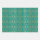 Spezifischer Hintergrund für Gold Art Deko Geschenkpapier Set (Vorderseite 2)