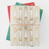 Spezifischer Hintergrund für Gold Art Deko Geschenkpapier Set (Beispiel)