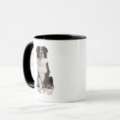 Spezifischer Hund an der Wasserfarbengrenze Tasse (Vorderseite Links)