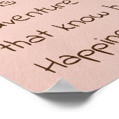 Spezifischer Lebenslauf | Friedlicher Strand Poster (Ecke)