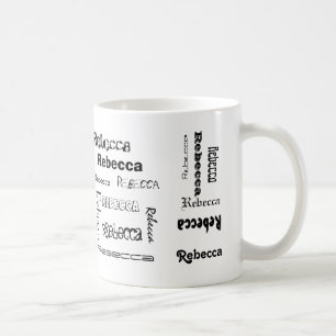 Spezifischer Namensrebecca Kaffeetasse