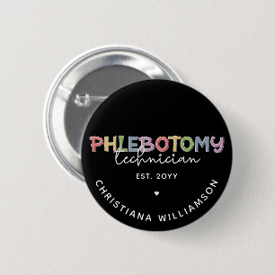 Spezifischer Phlebotomie-Techniker PBT Phlebotomie Button