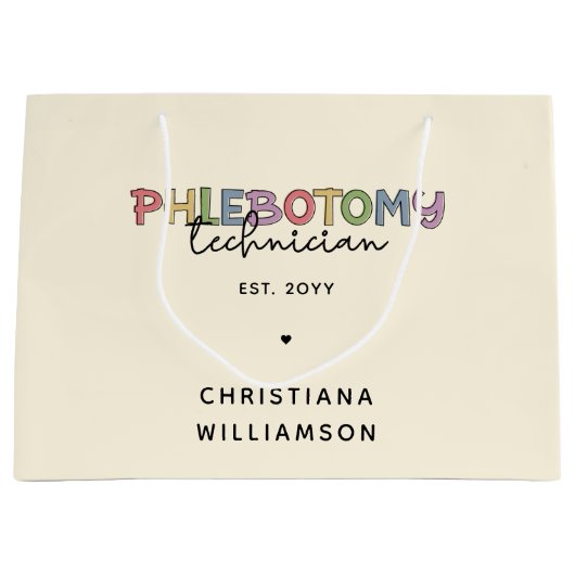 Spezifischer Phlebotomie-Techniker PBT Phlebotomie Große Geschenktüte (Vorderseite)