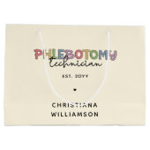 Spezifischer Phlebotomie-Techniker PBT Phlebotomie Große Geschenktüte (Rückseite)