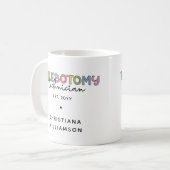 Spezifischer Phlebotomie-Techniker PBT Phlebotomie Kaffeetasse (Vorderseite Links)
