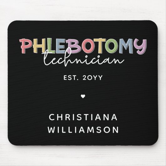 Spezifischer Phlebotomie-Techniker PBT Phlebotomie Mousepad (Vorne)