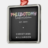 Spezifischer Phlebotomie-Techniker PBT Phlebotomie Ornament Aus Metall (Links)