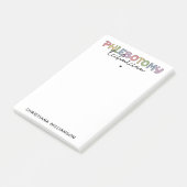 Spezifischer Phlebotomie-Techniker PBT Phlebotomie Post-it Klebezettel (angewinkelt)