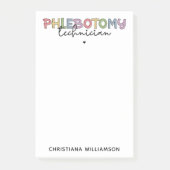 Spezifischer Phlebotomie-Techniker PBT Phlebotomie Post-it Klebezettel (Vorderseite)