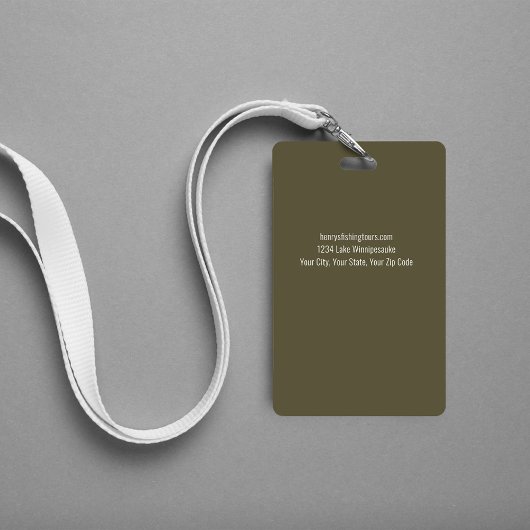 Spezifischer QR-Code für Business Fishing Resort Ausweis