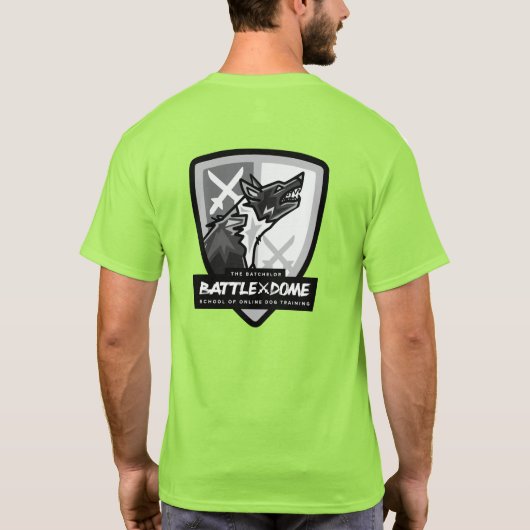 Spezifischer T - Shirt abschließen (Rückseite)