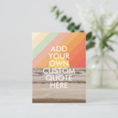 Spezifisches Angebot für die Retro Ocean Landschaf Postkarte (Stehend Vorderseite)