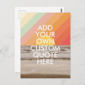 Spezifisches Angebot für die Retro Ocean Landschaf Postkarte (Vorne/Hinten)