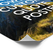 Spezifisches Angebot für Naturlandschaften Poster (Ecke)