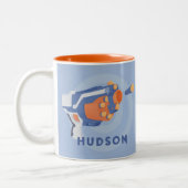 Spezifisches Design von Schaumkanone Zweifarbige Tasse (Links)