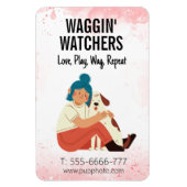 Spezifisches Dog-Sitting Magnet (Vertikal)