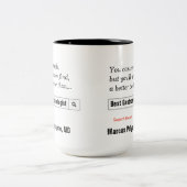 Spezifisches Geschenk für Gastroenterologen Zweifarbige Tasse (Mittel)
