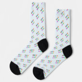 Spezifisches Geschenk für Ihr Firmenlogo Socken (Linkes Detail)