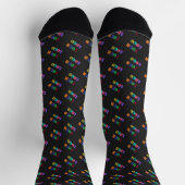 Spezifisches Geschenk für Ihr Firmenlogo Socken (Oben)
