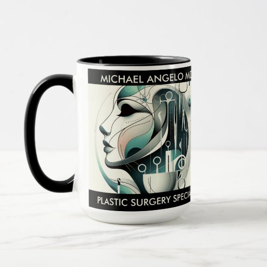Spezifisches Geschenk für Plastikchirurgen Tasse (Links)
