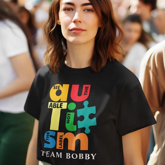 Spezifisches Mama für Autismus-Bewusstsein T-Shirt