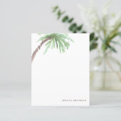 Spezifisches Papier für die Tropenpalme (Stehend Vorderseite)