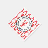 Spezifisches Papier für Meeresfrüchte Serviette (Ecke)