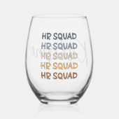 Spezifisches Personalreferat Weinglas Ohne Stiel (Vorderseite)