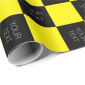 Spezifisches Schild für das Prüfpuppen mit schwarz Geschenkpapier (Rolleneckpunkt)