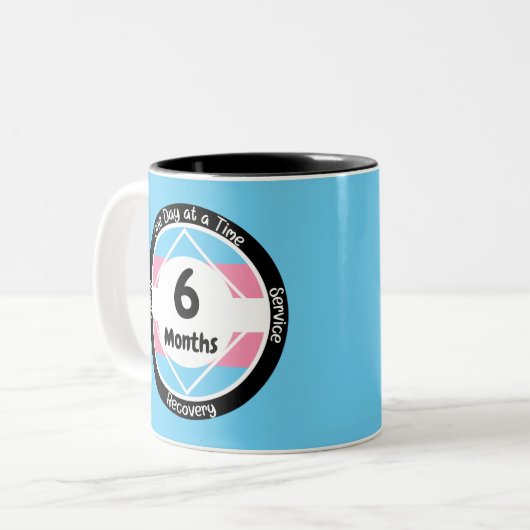 Spezifisches Transgender-Pricing für saubere Zeitm Zweifarbige Tasse (Vorderseite Links)