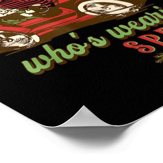 Spf Esthetician Holiday Christmas Skin Therast Der Poster (Ecke)