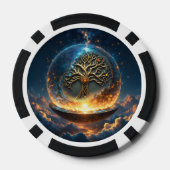 Sphäre des Lebens – Der goldene Weltenbaum. Pokerchips (Rückseite)