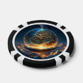 Sphäre des Lebens – Der goldene Weltenbaum. Pokerchips (Einzeln)