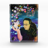 Sphärische Farbillustration Acrylblock Fotoblock (Vorderseite)