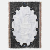 Sphere Graphics aus weißem und schwarzem Marmor Decke (Vorderseite Vertikal)